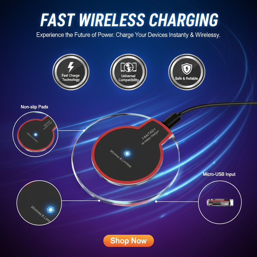 Standard Ultra-Slim Wireless Charging Pad